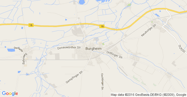 Karte Burgheim