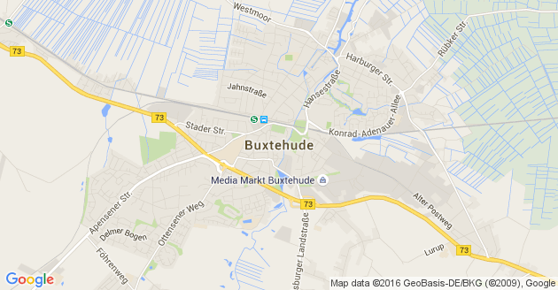 Karte Buxtehude