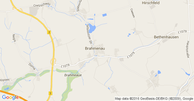 Karte Brahmenau