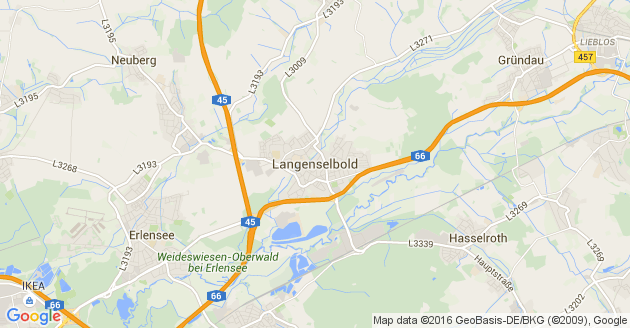 Karte Langenselbold