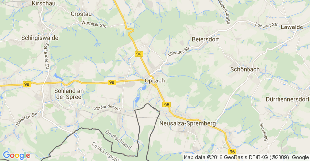 Karte Oppach
