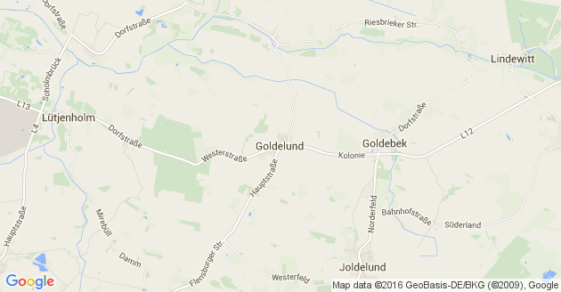 Karte Goldelund