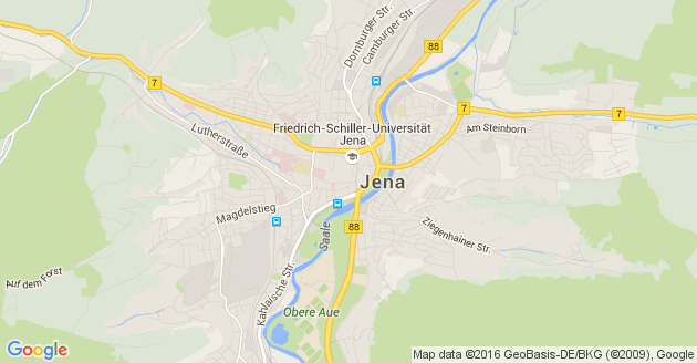 Karte Jena