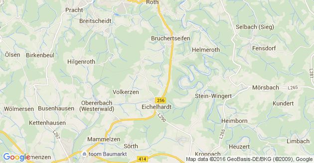 Karte Isert