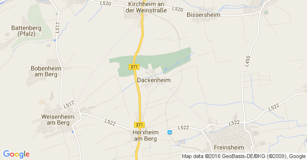 Karte Dackenheim