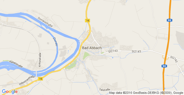Karte Bad Abbach