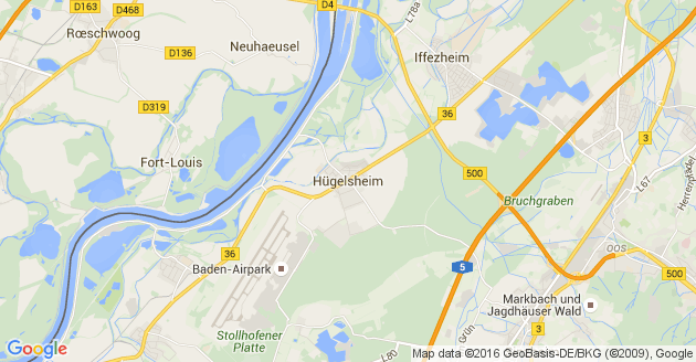 Karte Hügelsheim