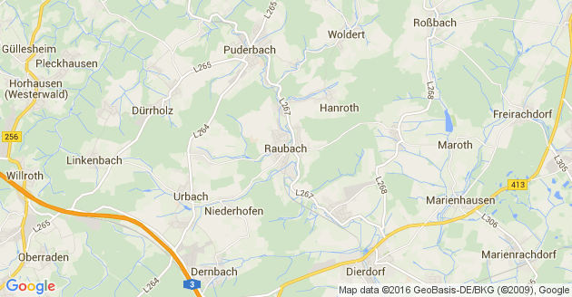 Karte Raubach
