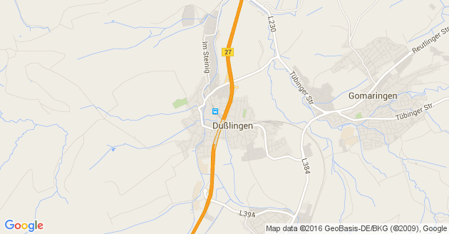 Karte Dußlingen