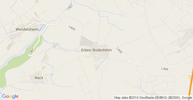 Karte Erbes Büdesheim