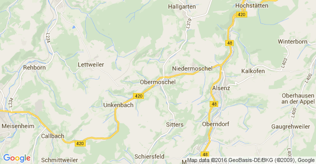 Karte Obermoschel