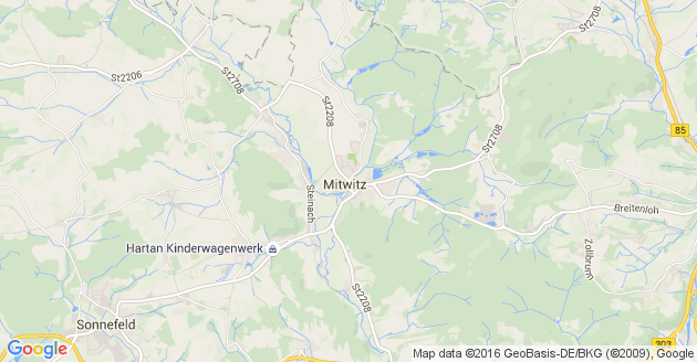 Karte Mitwitz