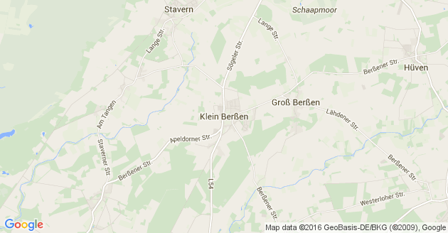 Karte Klein Berßen