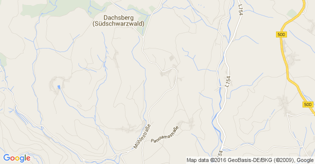Karte Dachsberg im Südschwarzwald