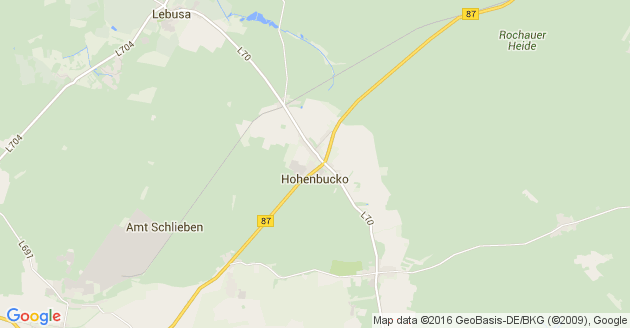Karte Hohenbucko