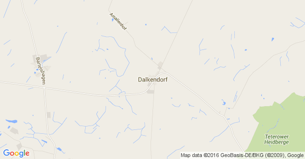 Karte Dalkendorf             