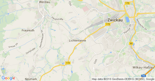 Karte Lichtentanne