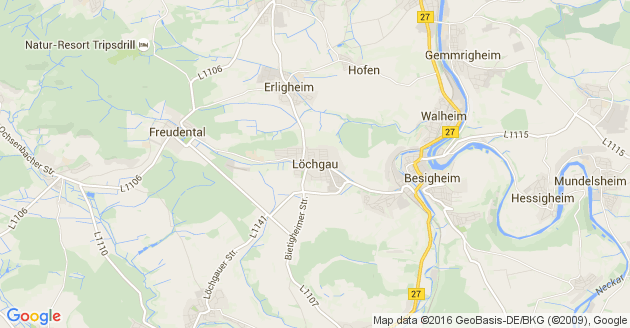 Karte Löchgau