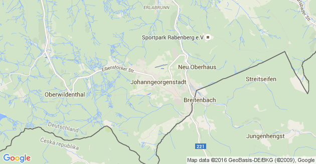 Karte Johanngeorgenstadt