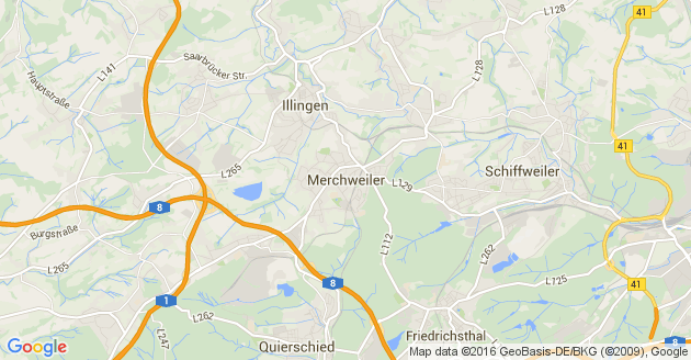 Karte Merchweiler