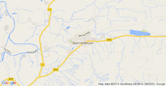 Karte Bad Heilbrunn