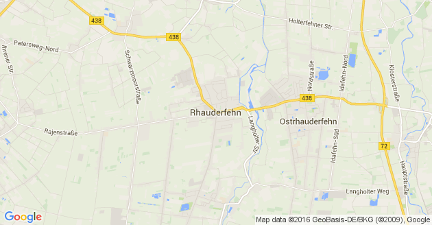 Karte Rhauderfehn