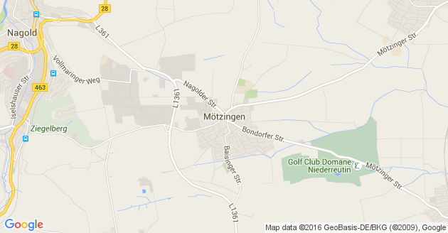 Karte Mötzingen
