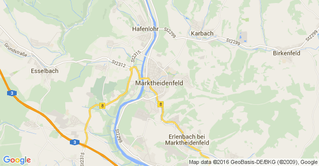 Karte Marktheidenfeld