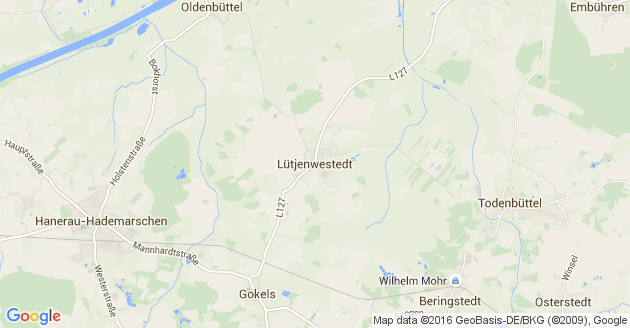 Karte Lütjenwestedt