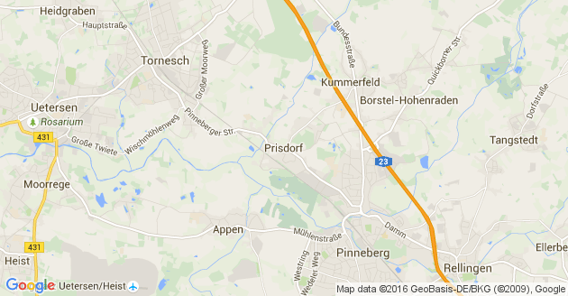 Karte Prisdorf