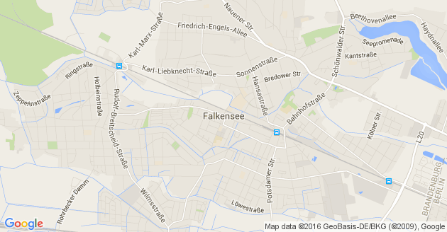 Karte Falkensee