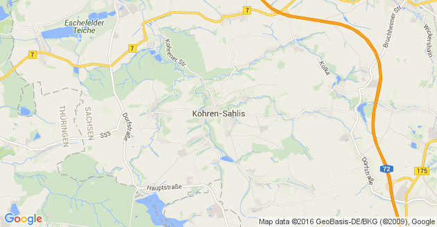 Karte Kohren Sahlis