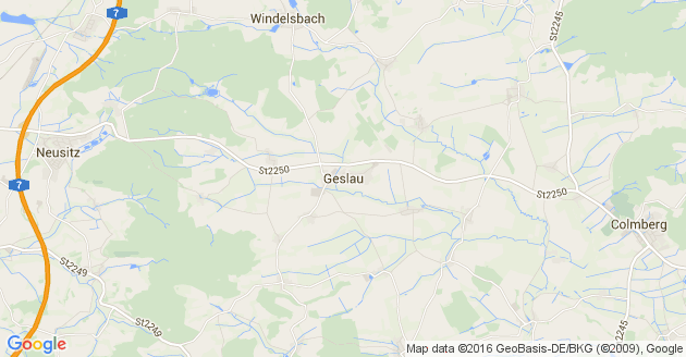 Karte Geslau