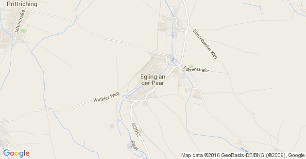 Karte Egling an der Paar