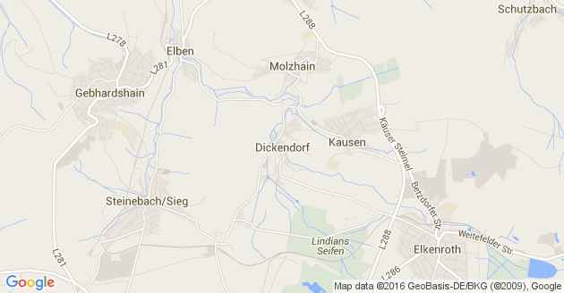 Karte Dickendorf