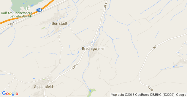 Karte Breunigweiler