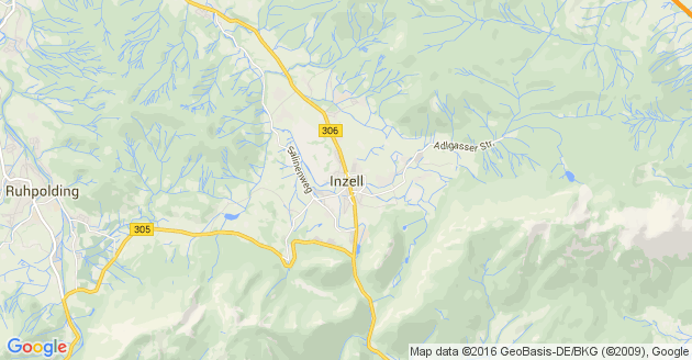 Karte Inzell                 