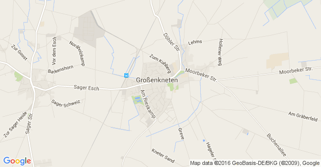 Karte Großenkneten