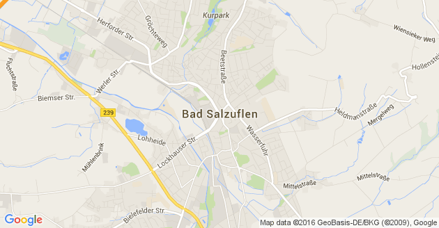 Karte Bad Salzuflen