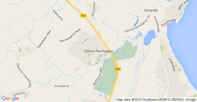 Karte Dänischenhagen