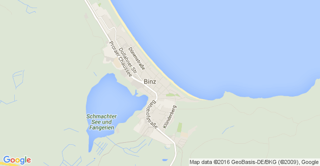 Karte Binz Ostseebad