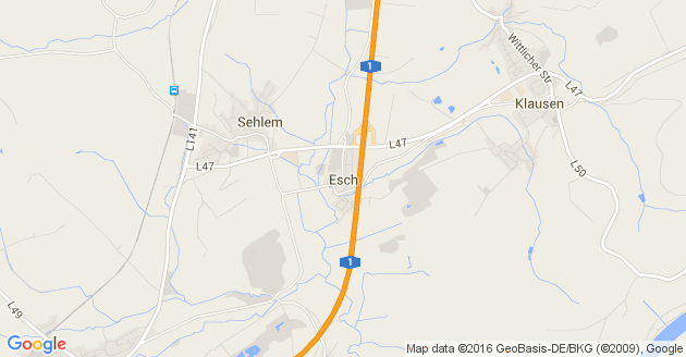 Karte Esch bei Wittlich