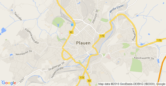 Karte Plauen                 