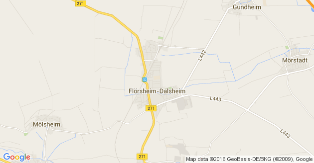 Karte Flörsheim Dalsheim