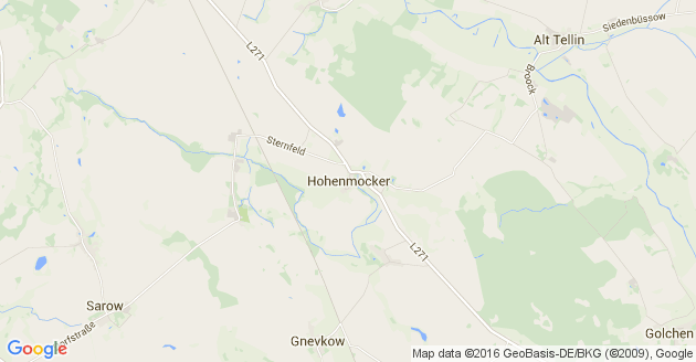 Karte Hohenmocker