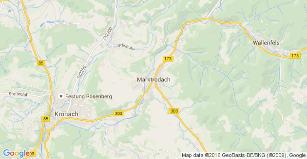 Karte Marktrodach