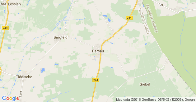 Karte Parsau