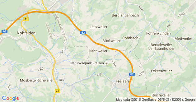 Karte Hahnweiler