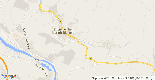 Karte Birkenfeld bei Würzburg