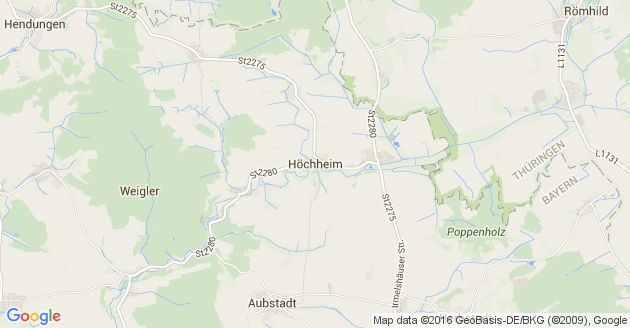 Karte Höchheim